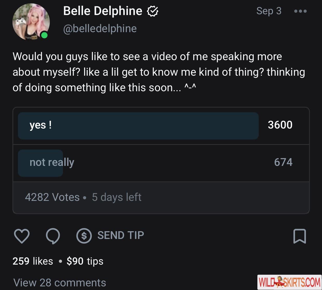 Belle Delphine / Socials / belle.delphine / belledelphine / bunnydelphine nude OnlyFans, Instagram leaked photo #4