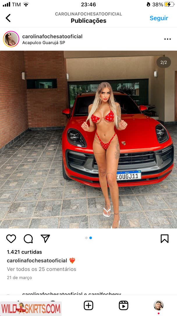 Ca Foshecato / carolinafochesatooficial nude Instagram leaked photo #8