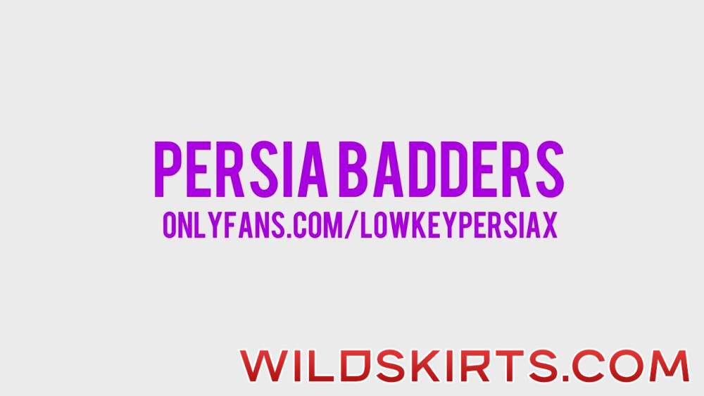 PERSIA BADDERS X / lowkeypersiax nude OnlyFans leaked photo