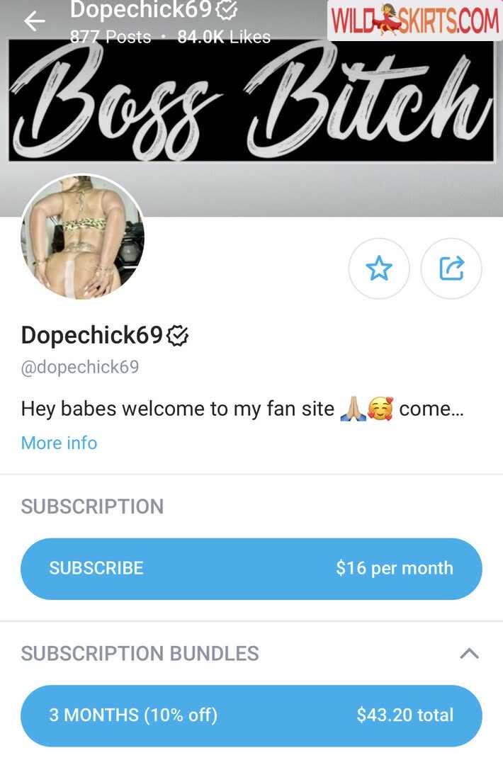 Dopechick69 / dopechick69 nude OnlyFans, Instagram leaked photo #7