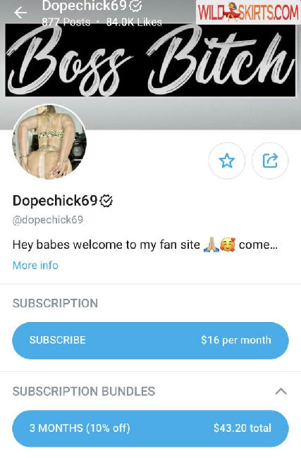 Dopechick69 / dopechick69 nude OnlyFans, Instagram leaked photo #8