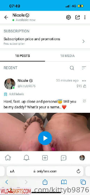 kittyb9876 / kittyb9876 / uonty9876 nude OnlyFans, Instagram leaked photo #2