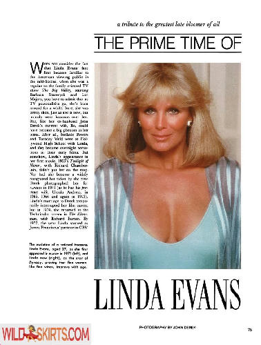 Linda Evans / lindaevansofficial nude Instagram leaked photo #6