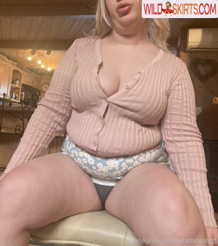 Myfatblondegf nude leaked photo #27