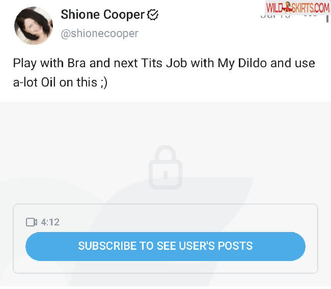 Shione Cooper Shionecooper Shionecooper0 Nude Onlyfans Instagram