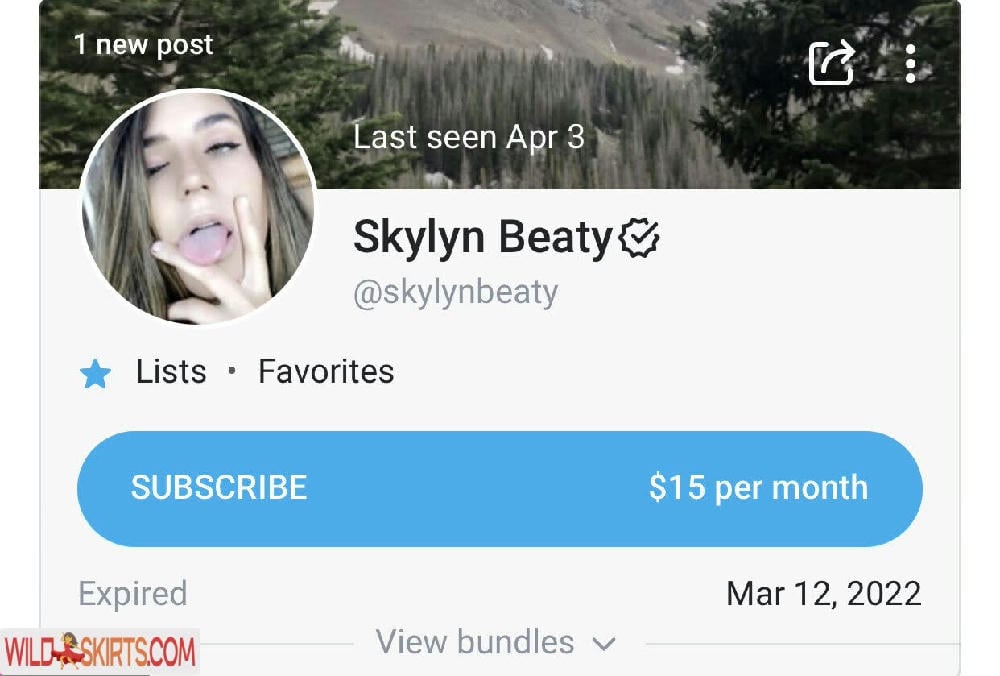 Skylyn Beaty Skylynbeaty Nude Onlyfans Instagram Leaked Photo