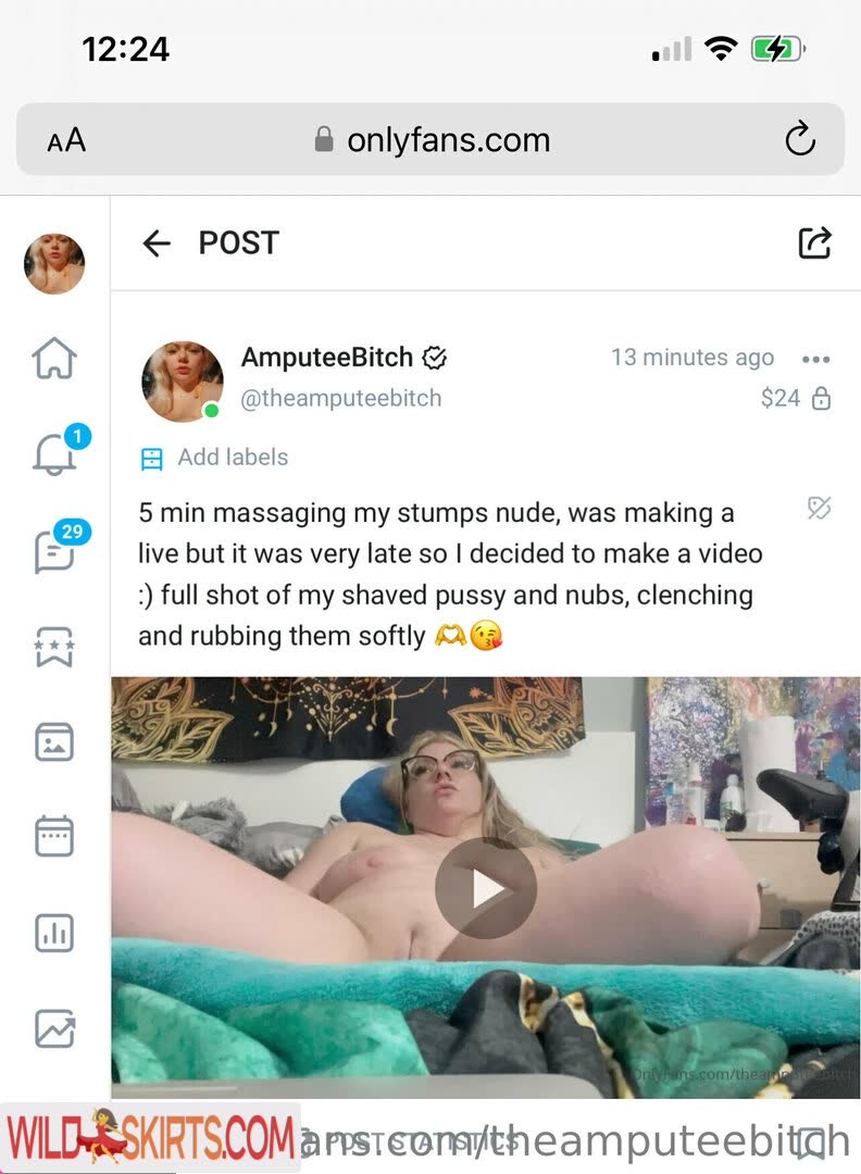 Theamputeebitch nude leaked photo #224