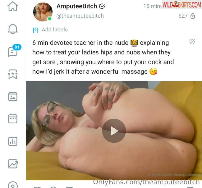 theamputeebitch nude OnlyFans leaked photo #229