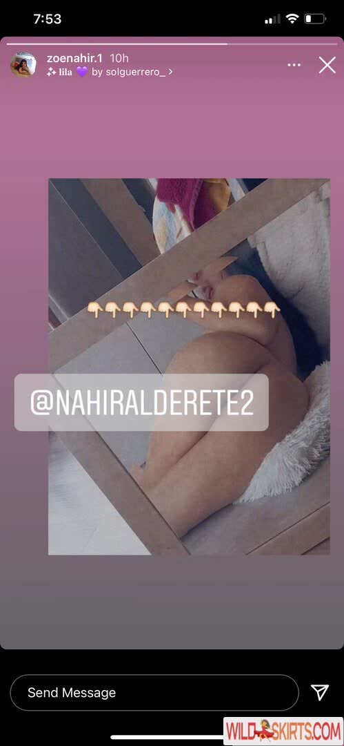 Zoe Nahir / alderete / znahir.1 nude Instagram leaked photo #2